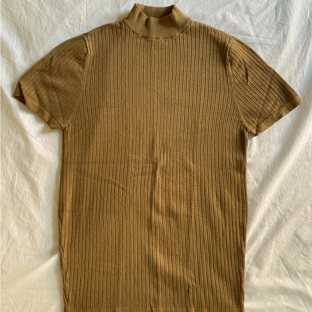 Zara Tan Knit Shirt